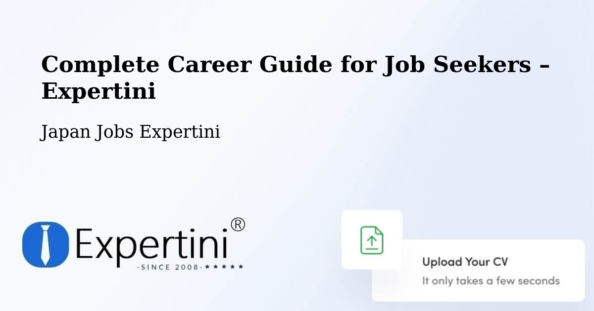 Career Guide for Job Seekers – Seto - Seto, Japan Jobs Expertini