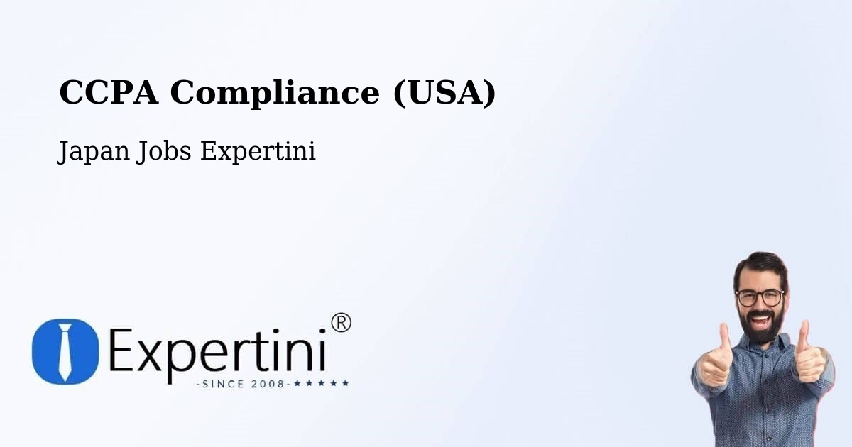 CCPA Privacy Rights & Compliance Notice – Seto - Japan Jobs Expertini