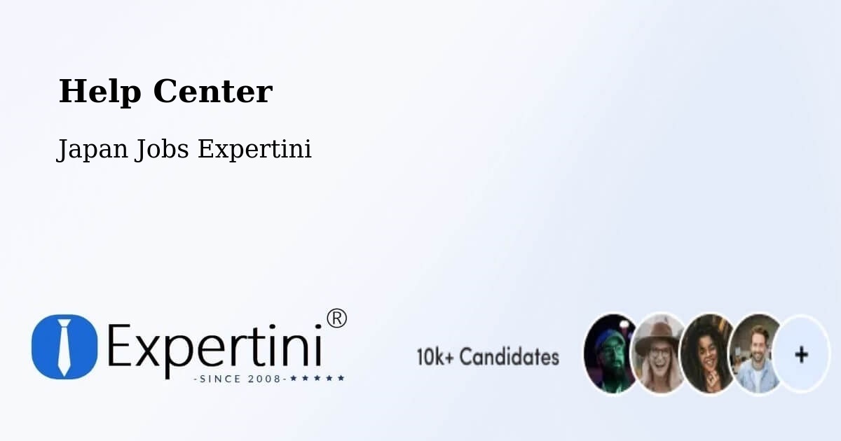 Help Center – Seto - Japan Jobs Expertini