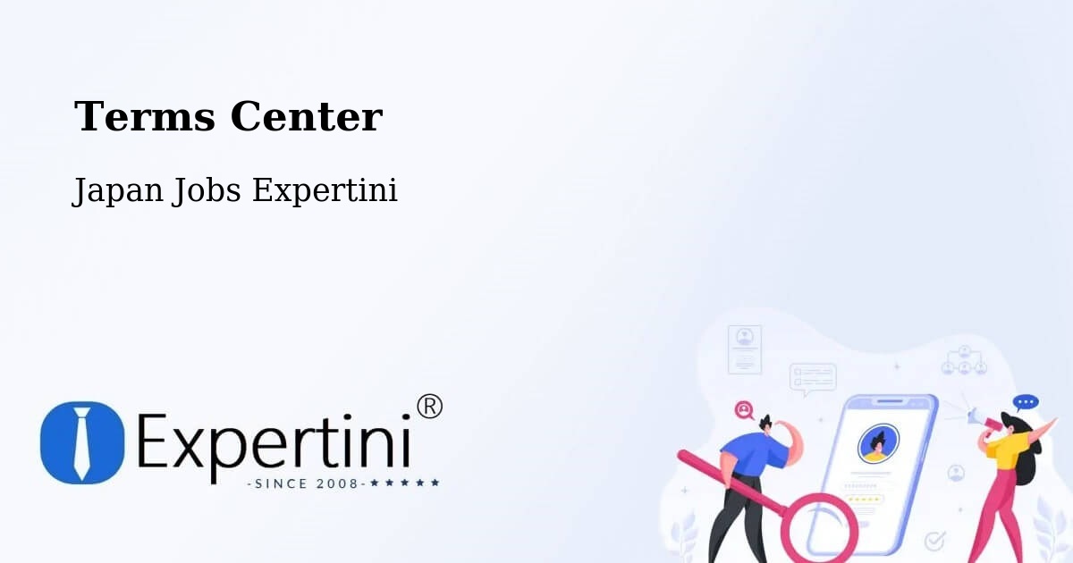 Terms of Service – Seto - Japan Jobs Expertini